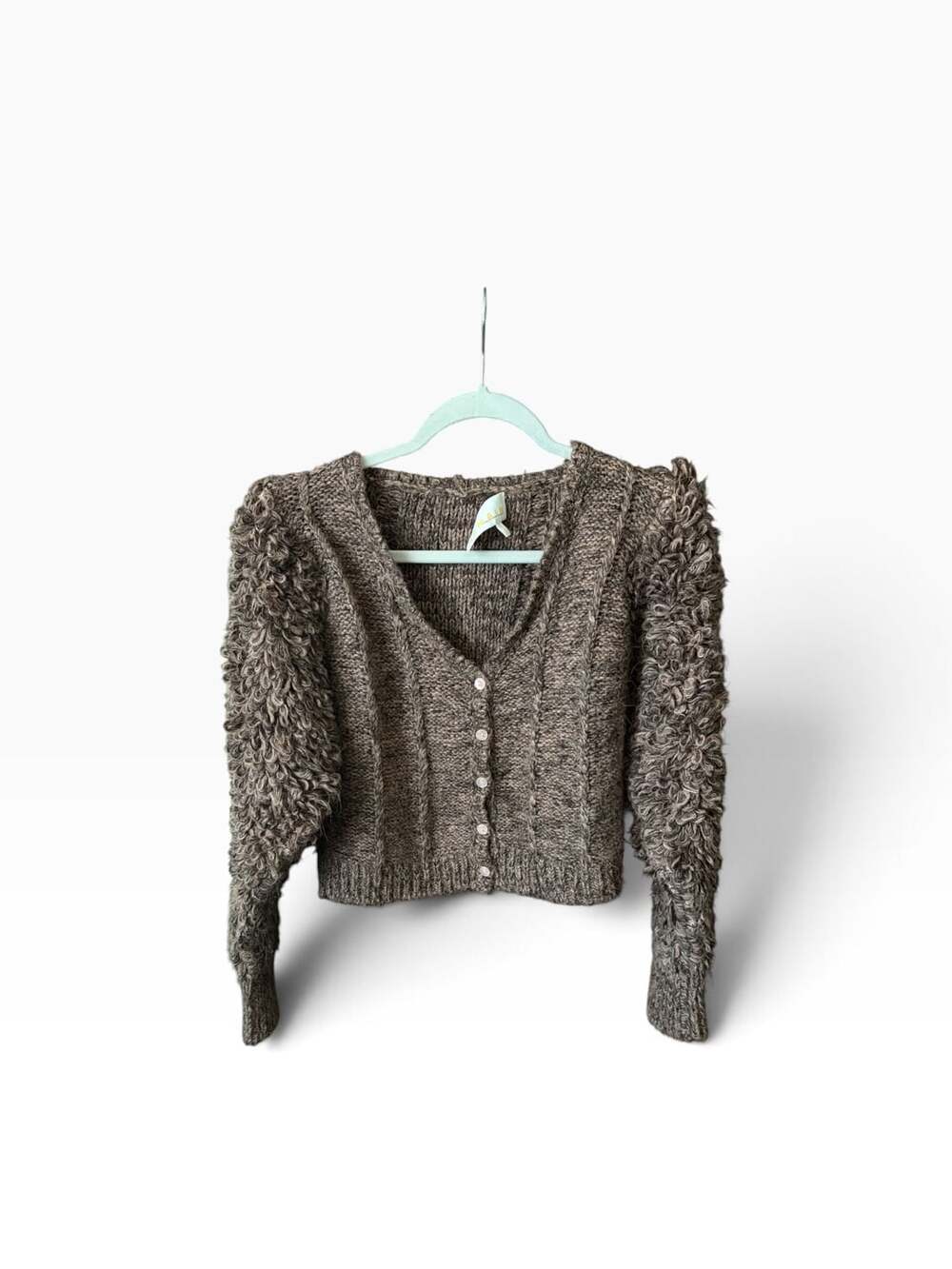 ✨ DESIGNER GRAIL ✨ REMAIN Birger Christensen Denise Knit Cropped Cardigan Size 4
